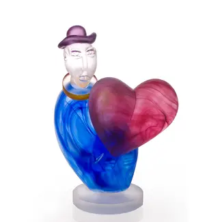 Borowski Art Objects Borowski glaskunst Love Messenger, blauw