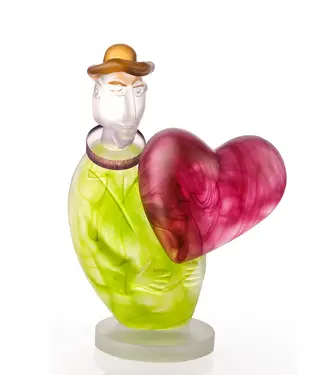 Borowski (Art Objects) Borowski art object Love Messenger lime