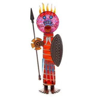 Glasstudio Borowski Borowski glaskunst beeld Massai amber