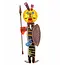 Borowski glaskunst skulptur Massai schwarz