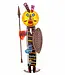 Borowski (Art Objects) Borowski glaskunst skulptur Massai schwarz