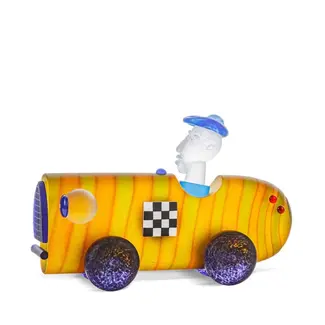 Glasstudio Borowski Borowski glaskunst Racer amber