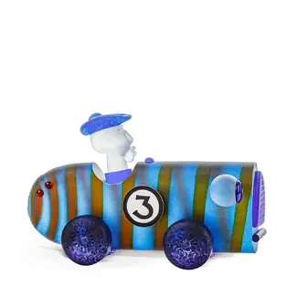 Borowski Art Objects Borowski glaskunst Racer blauw
