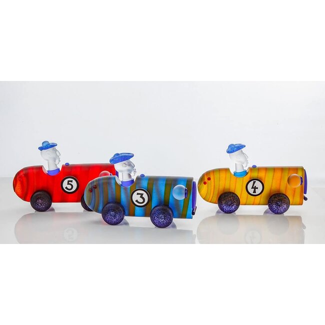Borowski glas sculptuur Racer