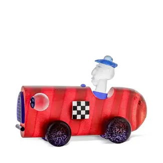 Borowski Art Objects Borowski glaskunst Racer rood