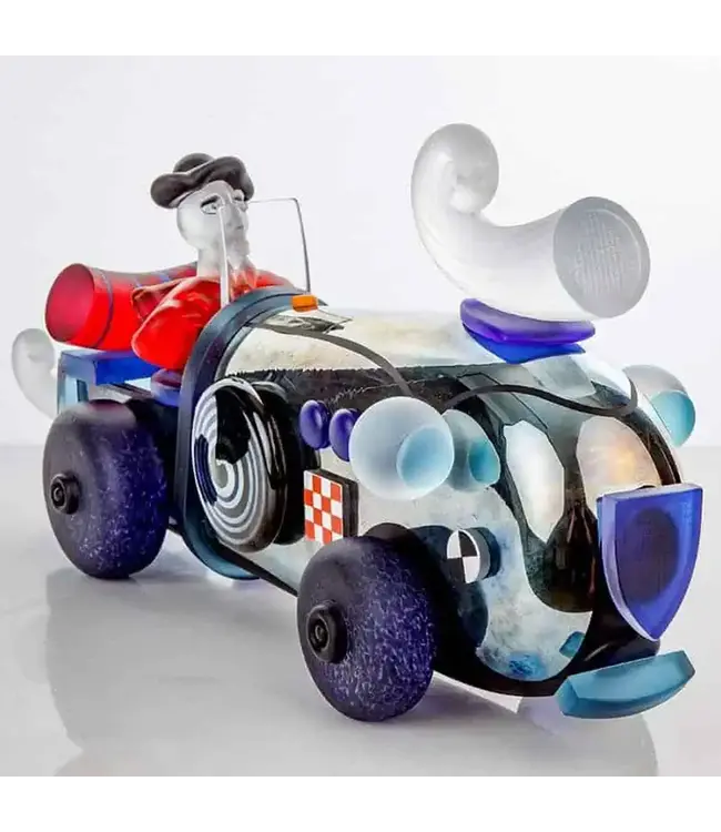 Borowski Kunstobjekt Retro-Auto Silber