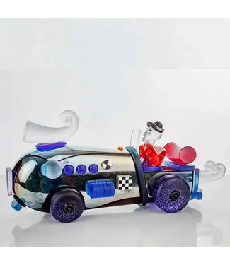 Glasstudio Borowski Borowski Kunstobjekt Retro-Auto Silber