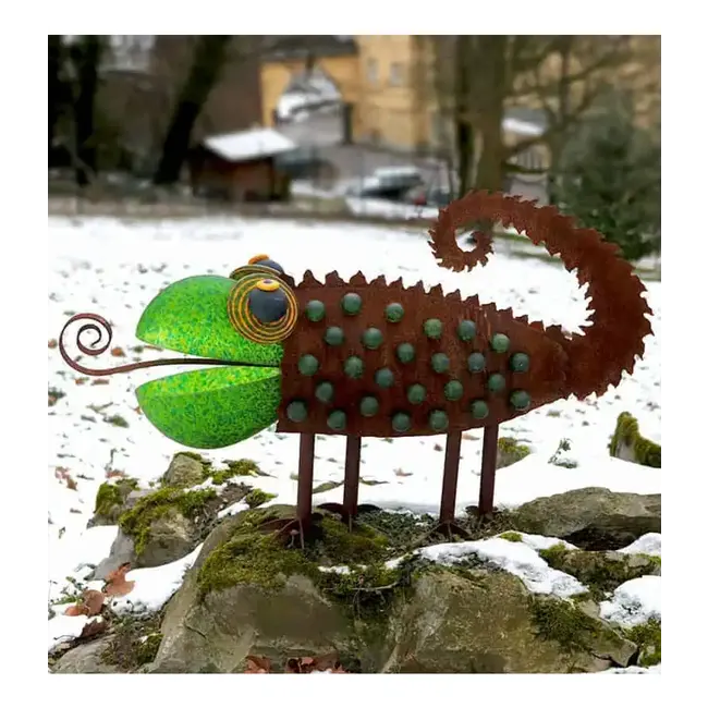 Borowski Gartenskulptur Chamäleon