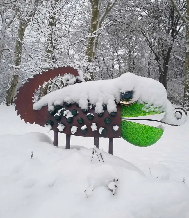 Borowski Gartenskulptur Chamäleon