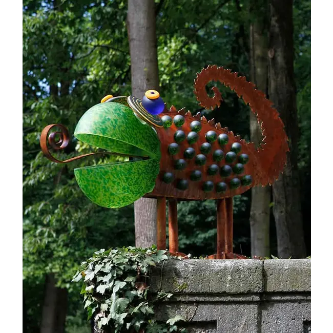 Borowski Glas buitensculptuur Chameleon