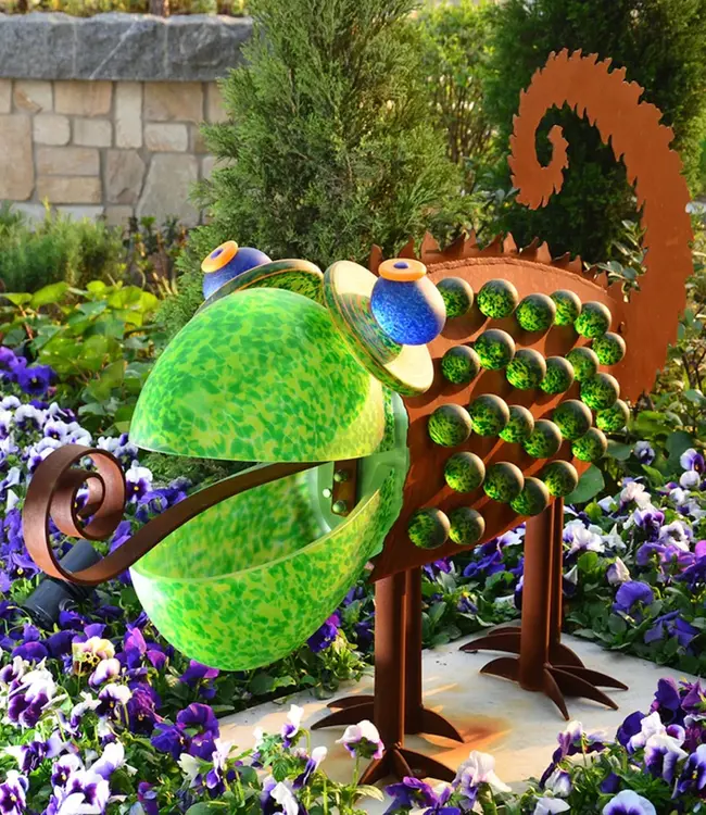 Borowski Gartenskulptur Chamäleon