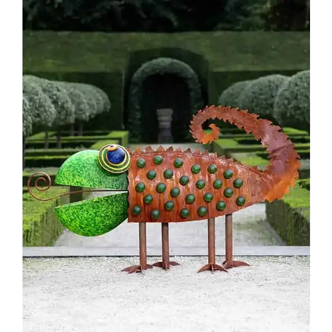 Borowski Glas buitensculptuur Chameleon
