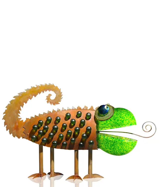 Borowski Glas buitensculptuur Chameleon