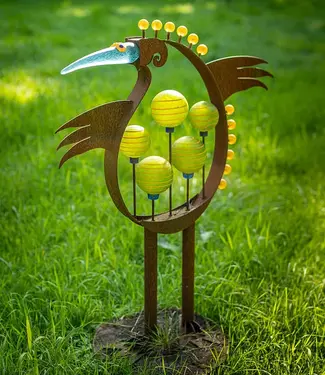Glasstudio Borowski Borowski tuinbeeld Lucky Bird