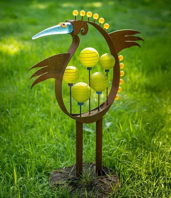 Glasstudio Borowski Borowski Gartenfigur Lucky Bird
