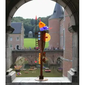 Glasstudio Borowski Borowski tuinbeeld Massai Man