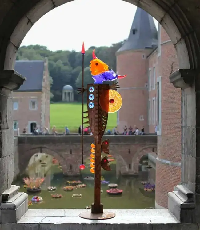 Glasstudio Borowski Borowski tuinbeeld Massai Man