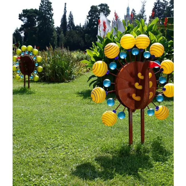 Borowski Gartenskulptur Pavo Gelb