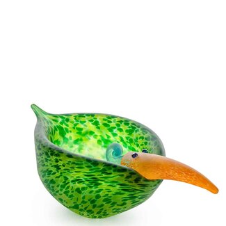 Glasstudio Borowski Borowski schaal Tweedy groen
