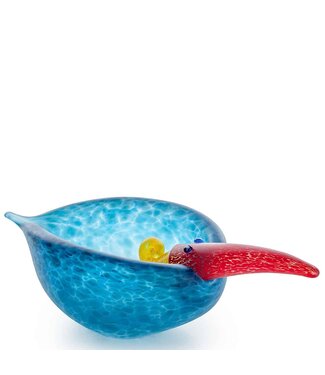 Glasstudio Borowski Borowski schaal Tweedy blauw
