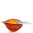 Glasstudio Borowski Borowski schaal Tweedy amber