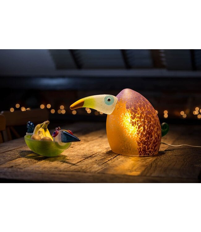 Borowski Glas tafellamp Tukan