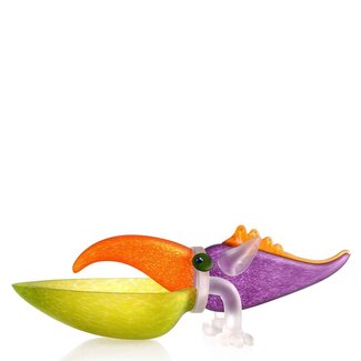 Glasstudio Borowski Borowski schaal Tukan lime/multi
