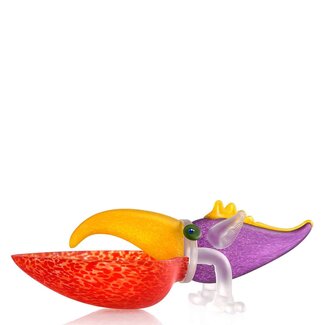 Glasstudio Borowski Borowski schale Tukan rot/multi