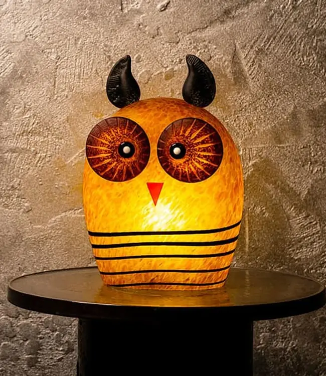 Glasstudio Borowski Borowski tafellamp Tawny amber