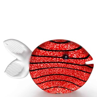 Glasstudio Borowski Borowski Glas object Snippy Tall rood