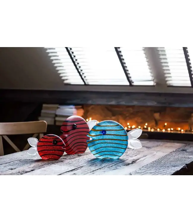 Borowski Glasobjekt Snippy Tall blau