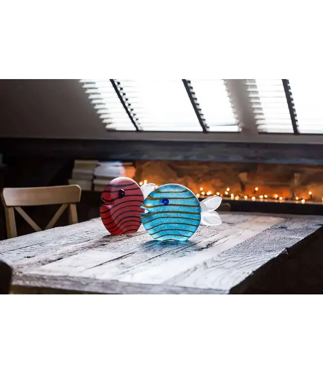 Borowski Glasobjekt Snippy Tall blau