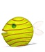 Glasstudio Borowski Borowski sculptuur Snippy Queen lime