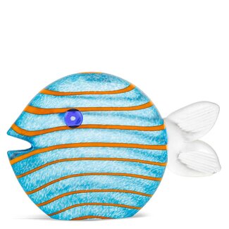 Glasstudio Borowski Borowski sculptuur Snippy Queen blauw
