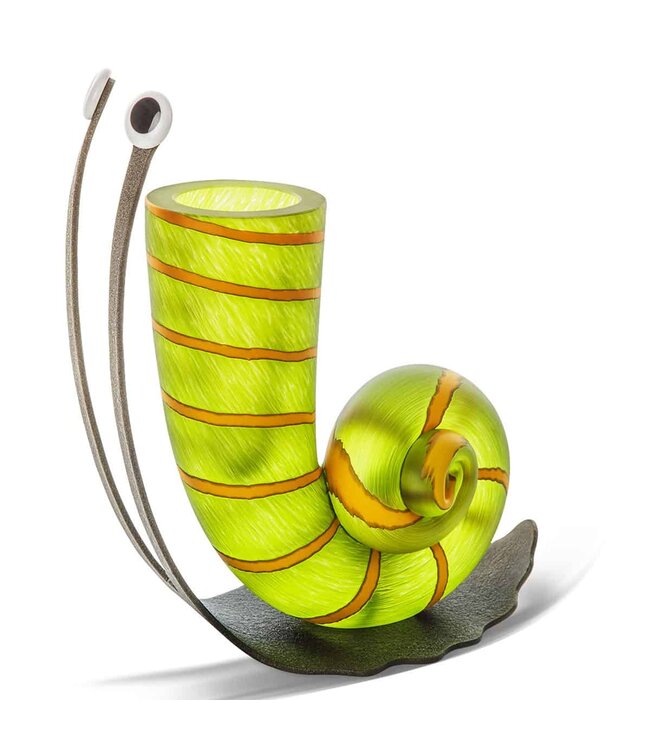 Glasstudio Borowski Borowski vaas Slow Jack lime