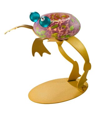 Glasstudio Borowski Borowski Kerzenhalter Skipper violett