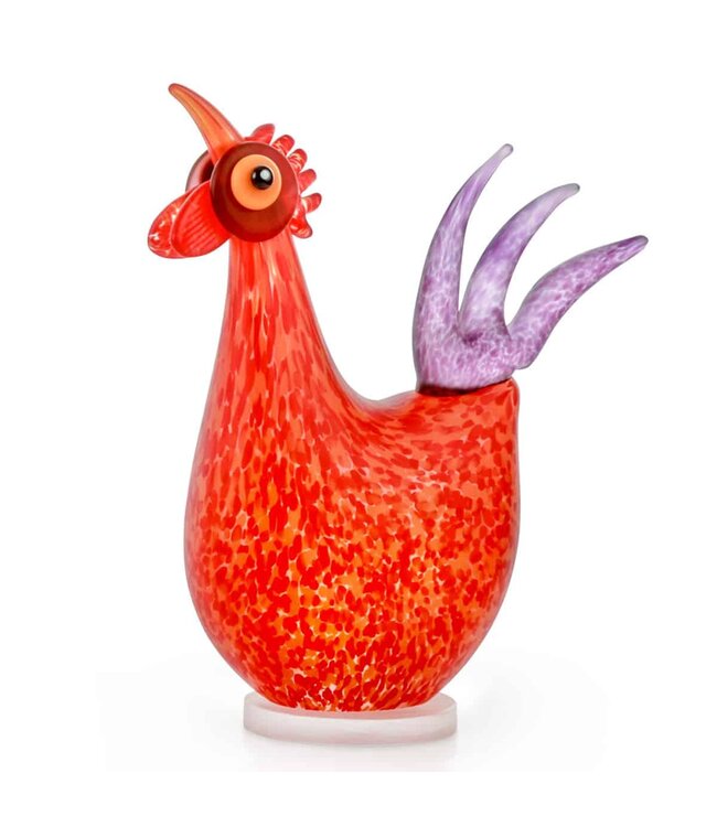 Borowski glaskunst Rufus Rot/Orange