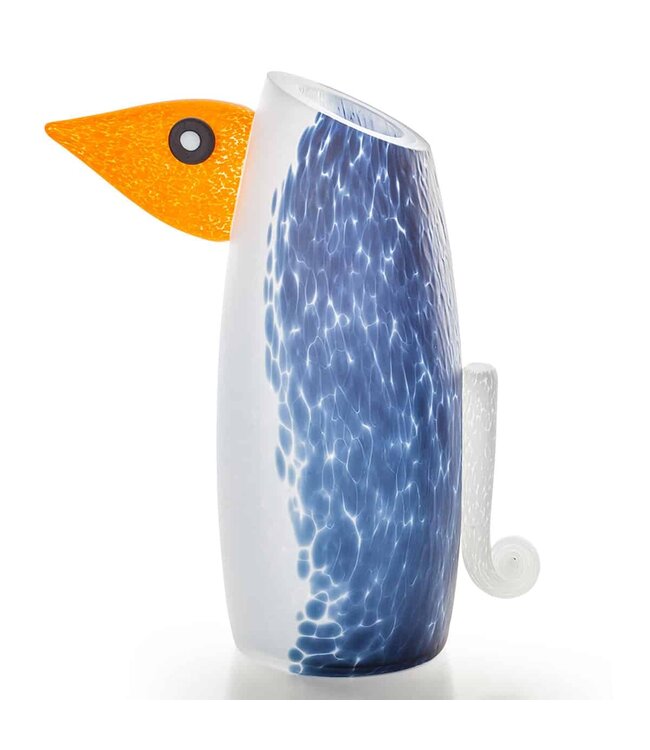 Borowski (Studio Line) Borowski glaskunstvaas Pingu groot