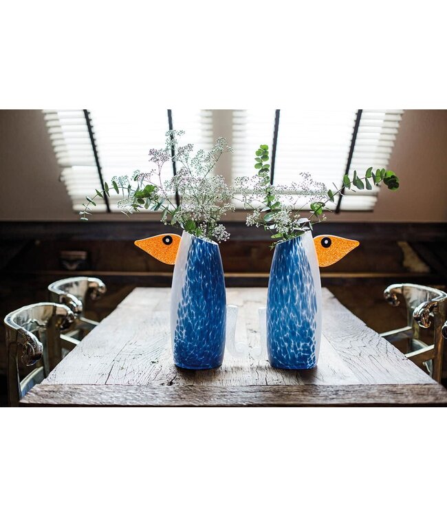 Borowski glaskunstvase Pingu groß