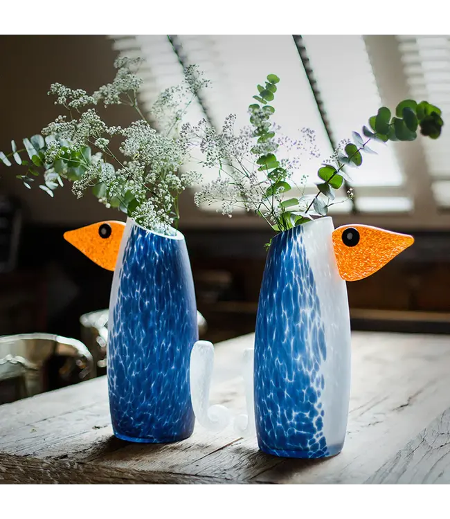 Borowski glaskunstvase Pingu klein