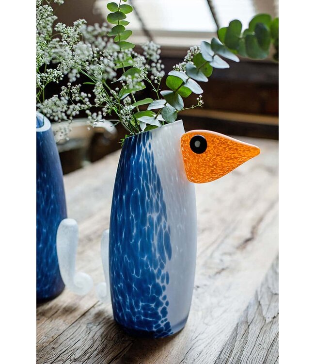 Borowski glaskunstvase Pingu klein