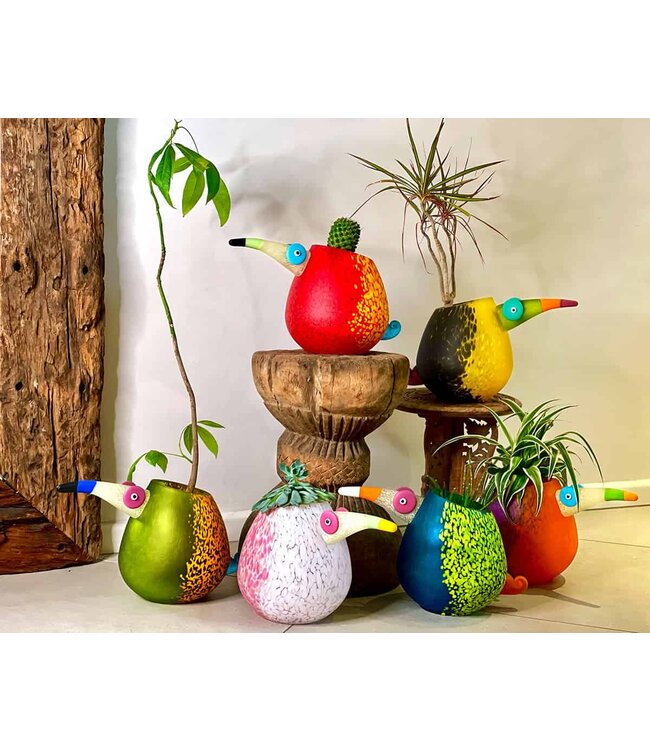 Borowski vase Pico weiß/rosa