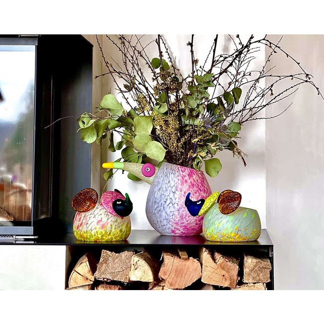 Borowski vase Pico weiß/rosa