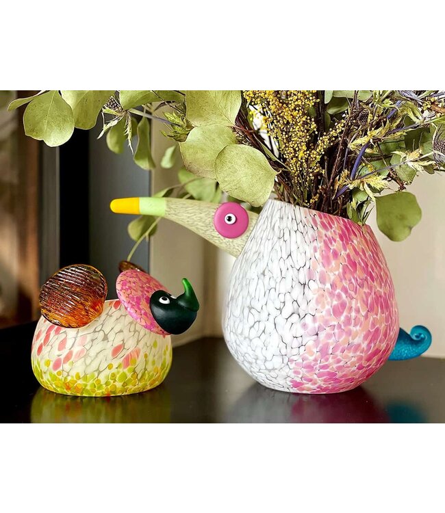 Borowski vase Pico weiß/rosa