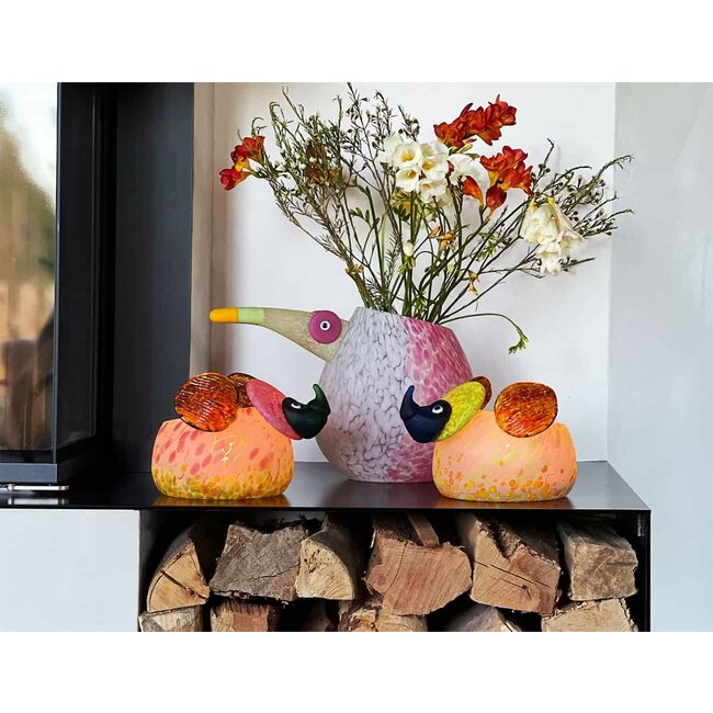 Borowski vase Pico weiß/rosa