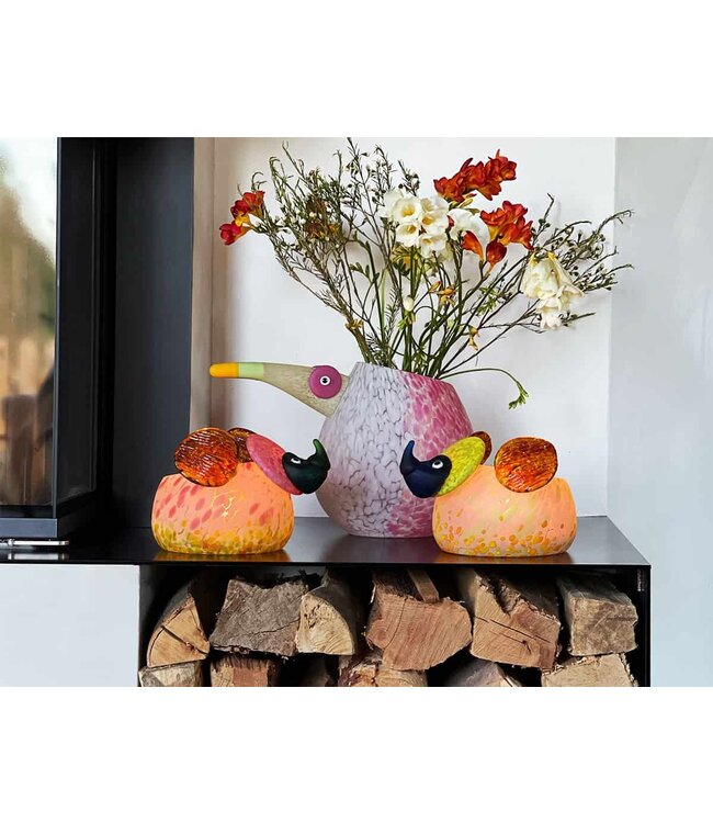 Borowski vase Pico weiß/rosa