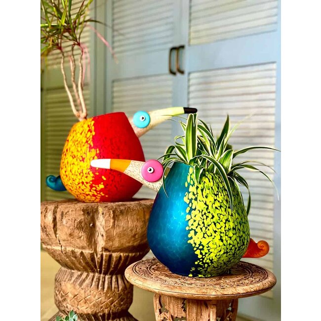 Borowski vase Pico rot/gelb