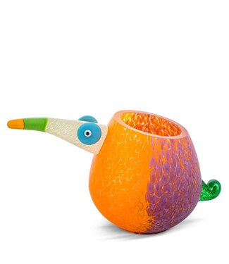 Glasstudio Borowski Borowski vase Pico orange/lila