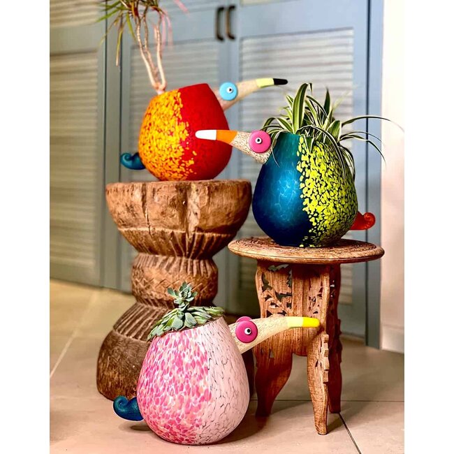 Borowski vase Pico blau/zitro