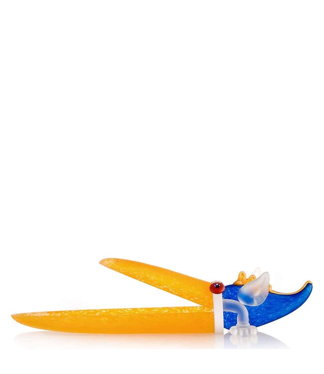 Borowski glaskunstschale Pelikan